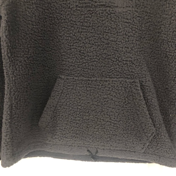 Teddy Coat PINK Victoria Secret Gray Sherpa Pullover - Picture 3 of 4